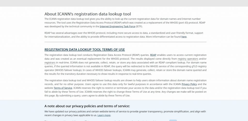Comprehensive information about ICAAN’s functionality. 