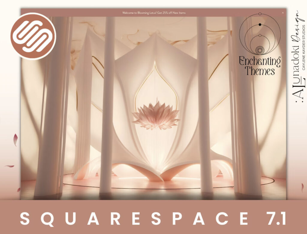 Squarespace Website template For Therapist / Church / Spiritual Website